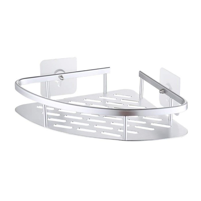 OSUKI Bathroom Corner Shelf Adhesive Aluminium Rack